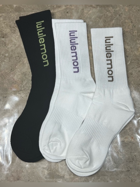 lululemon athletica Other - New Women’s Lululemon Athletica Socks 
3 pairs Size Medium Daily Essential Socks